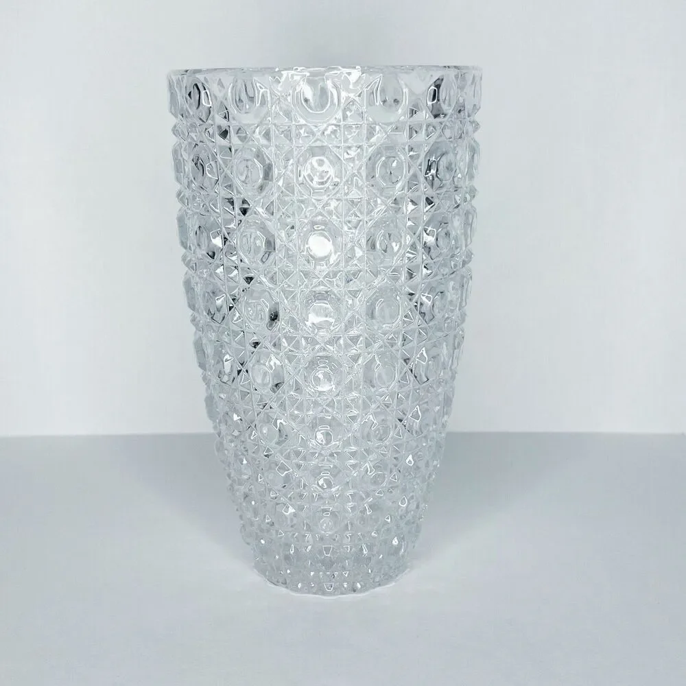 American Brilliant Deep Cut Crystal Glass Crystal Vase